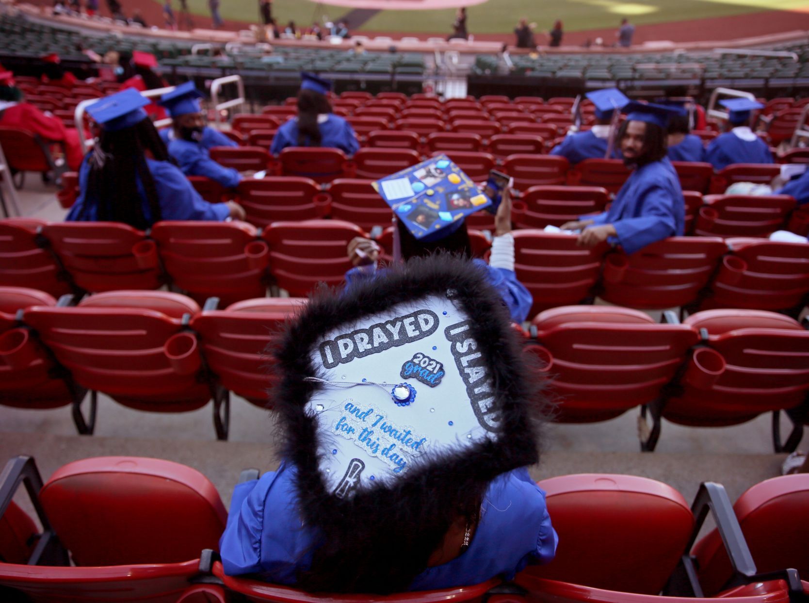 SLPS hold graduation ceremonies at Busch Stadium